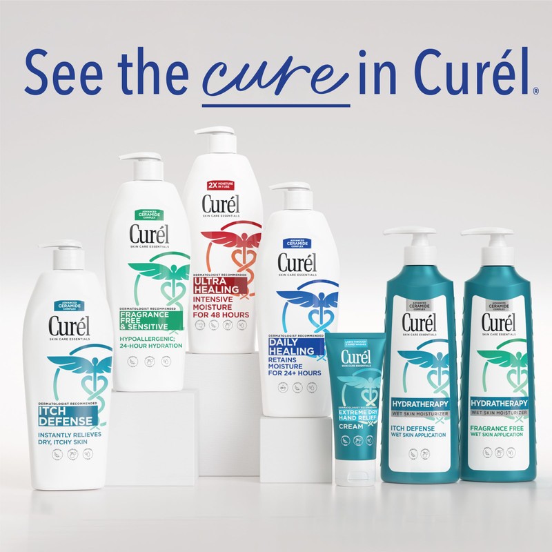 Curel Hydra Therapy In Shower Lotion, Wet Skin Moisturizer for