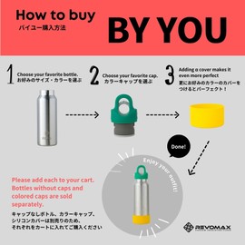 REVOMAX Carbonated Vacuum Insulated Bottle, No Cap, 16 oz (473 ml), 18 Hours Hot for 18 Hours, Cold for 36 Hours (Pale Pink)