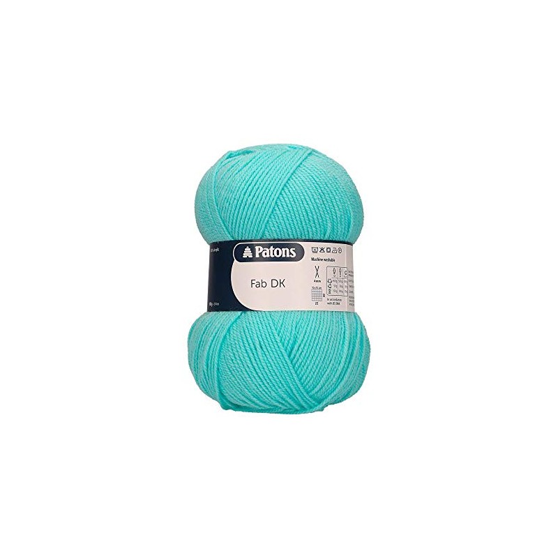 Patons Knitting Yarn, Acrylic, Mint, One Size