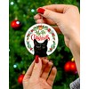Black Cat Ornament for Christmas Tree Cat Gifts for Cat