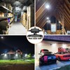 100ft LED Construction String Lights,Super Bright 15000lm 150w Adjuest 90&180