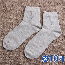 Single-neck socks - color random x 10 basic sneaker socks simple