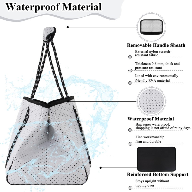 QOGiR Multipurpose Gym Beach Bag - Light Weight, Large, Sports