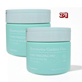 Tony Moly Houttuynia cordata Cica Pore Freezing Pads 60 sheets x2 Pore Management Pads / 토니모리 어성초 시카 모공 프리징 패드 60매 x2 모공관리 패드