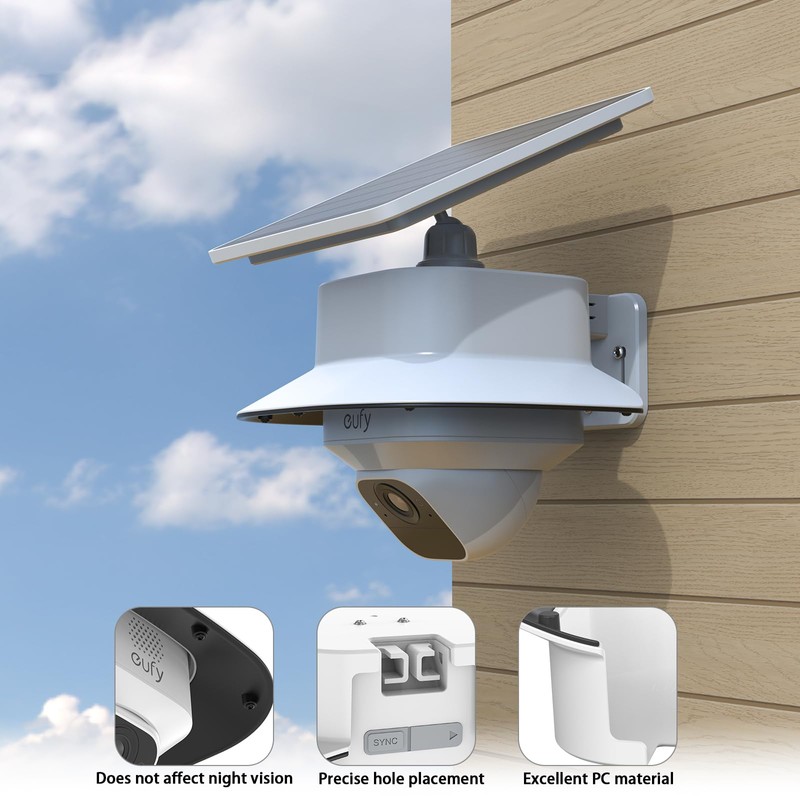 HOLACA Sun Rain Shade Camera Cover Compatible with eufy Security