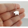 Sterling Silver Mama Bear Pendant Necklace, 18" Chain, Mom Mother's