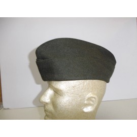 e2005-6 USMC WW2 Overseas Cover Cap Hat Green Wool no EGA grommet sz 56-57 W13F