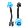 KIMISS Headlight Cable Adapter, 2 Pieces 9007 Male to H4