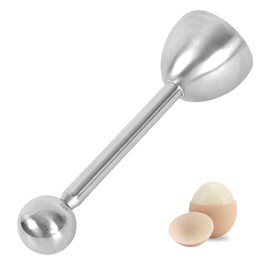 Stainless Steel Egg Topper, Egg Opener, Egg Peeler, Egg Pieker, Ice Roll Break Point Causer Egg Opener, Eggsecutor, Clack Egg Shell Break Point Causer for Eggs Cutter, Cracker Topper