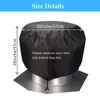2 Pack Turbine Roof Vent Cover House, Black Roof Turbine