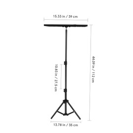 ULTECHNOVO Adjustable Projector Tray Stand Multifunctional Tripod Mount for Projectors Tablets Laptops Robust Construction with Stable Support for Home Theater Classroom Use