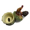 3" High Jeweled Rooster Trinket Box