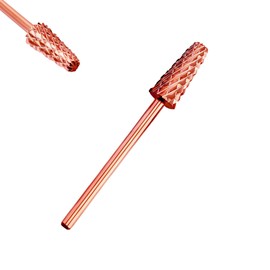 Corintian Nail Cutter Attachment Carbide Safety Bit Fine Extra Coarse for Manicure, Pedicure of Gel Nails, Acrylic Nails Accessories as Callus Cutter and Cuticle Remover (Extra Coarse)