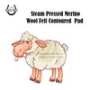 BLACK HOOF Steam Pressed Merino Wool Felt Contoured Pad with