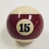 Sinsilvie Replacement Pool Ball，Replacement Eight Ball, 2-1/4" Regulation Size Billiard, Billiard Pool Table Accessories (15)