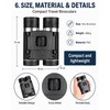 Compact 8x21 Binoculars for Travel & Birdwatching – Lightweight Folding