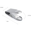 2PCS Silver Stainless Steel Strawberry Huller Fruit Stem Remover Home