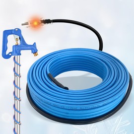 ToasySoul Heat Tape for Water Pipes Freeze Protection with Thermostat, Self-Regulating Heat Trace Pipe Heating Cable Water Line Pipe Heater for Metal, Plastic Pex Home Pipes, 40 Feet