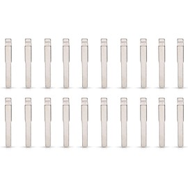 Frobea 20Pcs Metal Uncut Flip Remote Car Key Blade HU101 No.38 Key Blade for Focus Mondeo