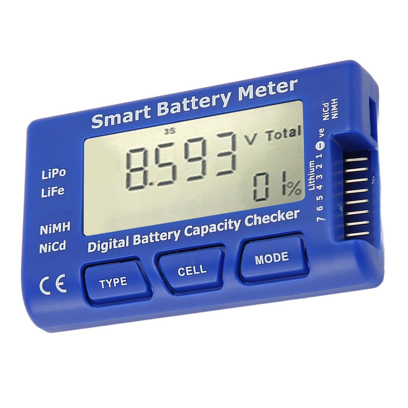 Battery Meter 5 in 1 Multifunctional Digital Battery Checker with