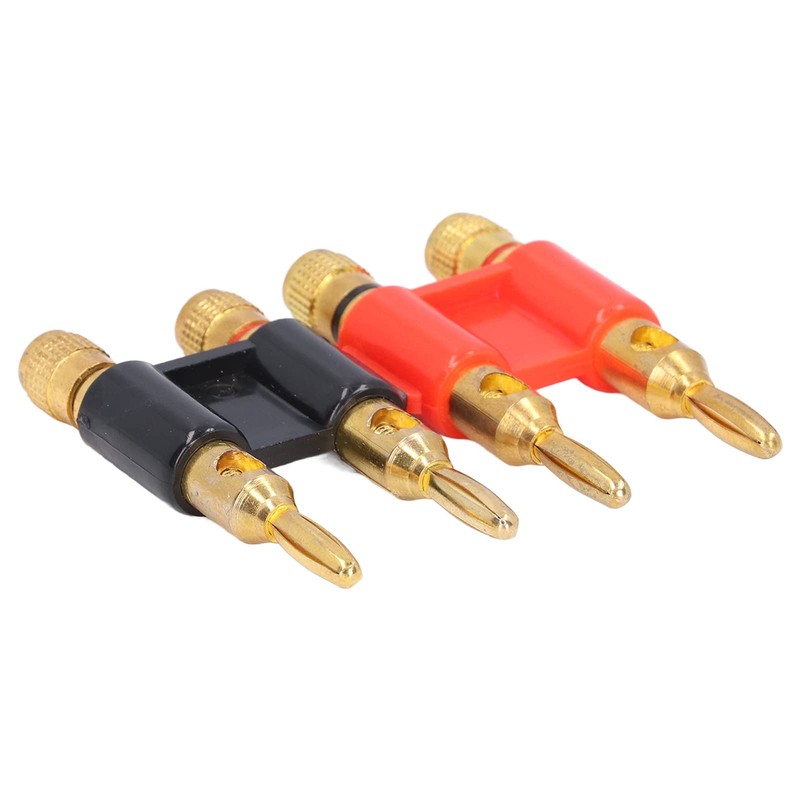 Banana Plug, 2Pcs Stackable Banana Male Plug Banana Plug 2