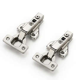 Ravinte 25 Pairs 50 Packs Full Overlay Cabinet Door Hinges,105 Degree Adjustable Concealed Kitchen Cabinet Hinges Soft Close for Face Frame Cabinet
