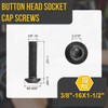 DTGN 3/8"-16x1-1/2" Button Head Socket Cap Screws - 10Pack -