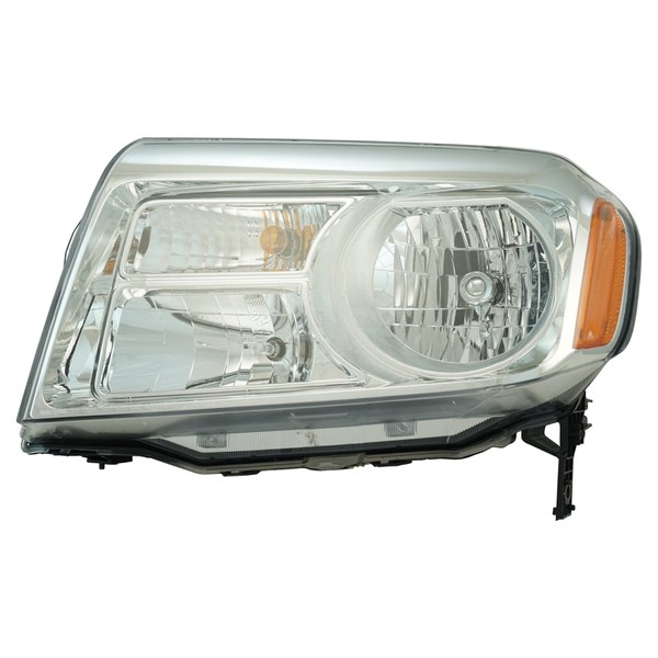 TRQ TRQ Driver Side Headlight Assembly Halogen Compatible with 2012-2015