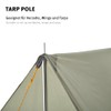 Wechsel Tent Pole Tarp Pole Awning Tarp Pole Aluminium 155