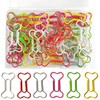 5WYOUKE Bone Shape 50 Pcs Paper Clip Zem Clip Cute