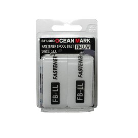 Studio Ocean Mark Fastener Spool Belt FB-LL White