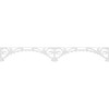 Ekena Millwork RUNP06X0625X48GEN Genova Architectural Grade PVC Running Trim, 6"H,