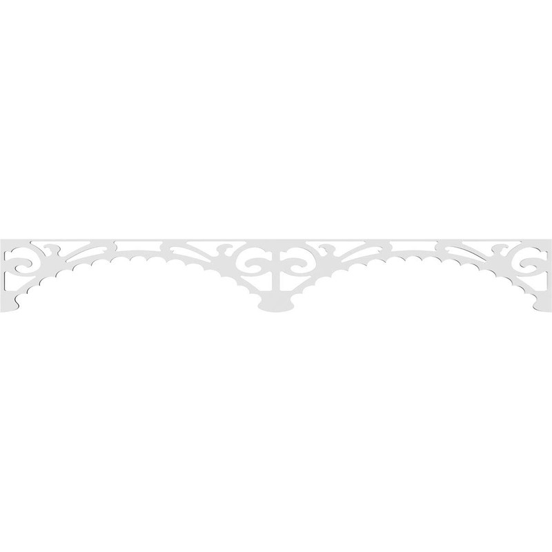 Ekena Millwork RUNP06X0625X48GEN Genova Architectural Grade PVC Running Trim, 6"H,