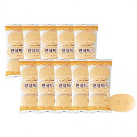 Ginseng Soap 90g (3-Pack, 10 Sets) - Facial, Beauty, Cosmetic Soap Bath Soap