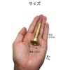 wumio Trumpet Mouthpiece for Practice Matte Gold Brass Band Home