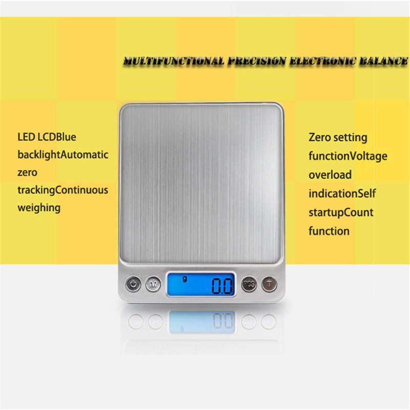 TXY LCD Portable Mini Electronic Digital Scales 3000g/0.1g Pocket Case