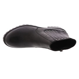 Blowfish Malibu Women's Leah Lug Heel Boot, Black Local Sheriff, 8.5M