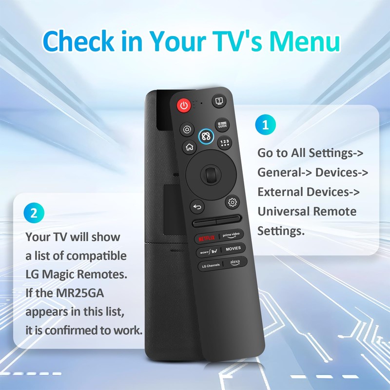 MR25GA AI Magic Remote for All 2022-2025 LG TVs-with Voice