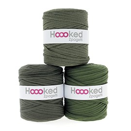 Hoooked Zpagetti Yarn-vineyard Green