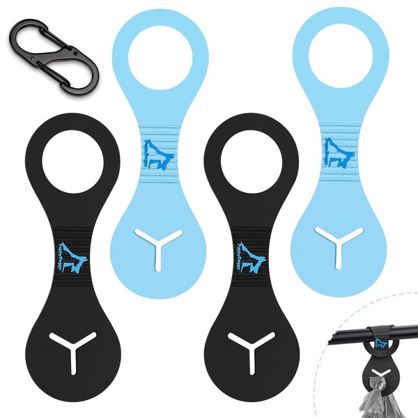 PuppyDoggy Dog Poop Bag Holder for Leash Waste Bag Carrier