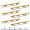 SANATO 6 Inch (4 Inch Hole Center) Gold Cabnet Pulls