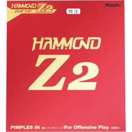 Nittaku NR-8599 Table Tennis Rubber Hammond Z2 Custom Made Black Thick