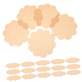 FUNOMOCYA 500pcs Greaseproof Flower Shape Baking Paper Liners for Sandwiches Fried Chicken Fries Oil Food Wrapping Paper for Parties and Picnics Natural Design