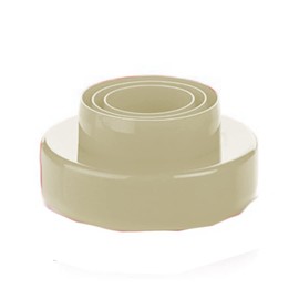 Aleissi | Cortador de Circulo Doble con 6 Tamaños de Galleta, Masa, Fondant (Crema)