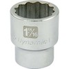 Dynamic Tools D099452 1" Drive 12 Point SAE Socket with