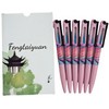 Fengtaiyuan, Rotating Pop-up Pens, 0.5mm, Black Ink, Writting Smooth, Quick