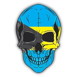 Zirni Skull Flag The Bahamas Sticker Decal Design