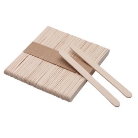 200/500/1000pcs 4.5 Inch Wooden Craft Sticks, Hair Removal Wax Sticks for Eyebrow and Body, Wax Wiping Tools,Natural Wood Popsicle Ice Cream Sticks,Art Projects DIY Wood Crafts