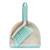 JVL Pro Clean Anti-Bacteria Mini Dustpan and Brush Set, Blue,