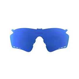 RUDYPROJECT LE393903Z Sports Sunglasses, Road Bike, Bicycle, Marathon, Jogging, Exercise, Triathlon, Tennis, Baseball, Golf, TRALYX XL, Trarix, XL, Interchangeable Lens, Multi Laser, Blue